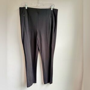 Chico's Classic Black Straight Leg Pants